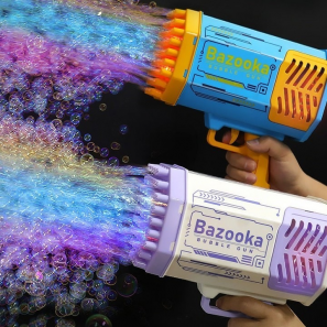 69 Holes Bubble Guns with Light 