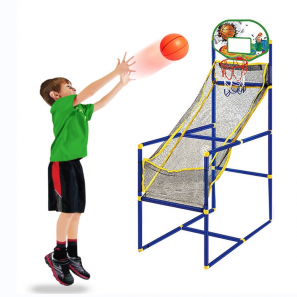 Children's Portable Removable Basketball Machine Sports Toys(size L with 2 balls)