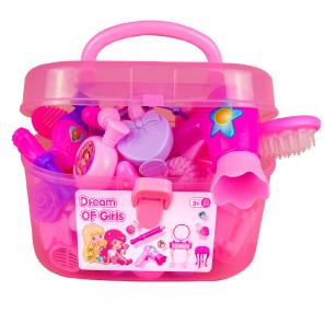 Kids 25pcs Pretend Makeup Kit for Girls 