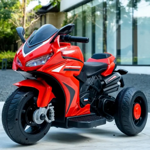 Children's Electric Ride-on Motorcycle Tricycle with 6V Battery Power 