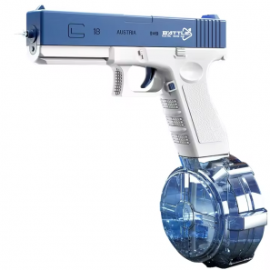 Rechargeable Long-Range Electric G-lock Water Gun with Dual Magazines