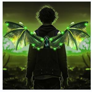 Kids Dinosaur Costume Wings with LED Light and Music 