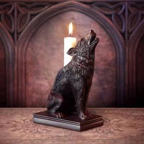 Halloween Gothic black cat wolf bat candle stand Home living room decoration