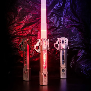 Interstellar Lightsaber Expandable Light Sword Set with FX Sound Light Sabers for Kids Christmas Birthday Present