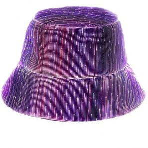 LED Light Up Bucket Hat For Men Colors Glow Hat Fiber Optic Rave Luminous Baseball Cap For Women USB Charging Headwear Daily Party Supplies Party Home Supplies Party Gifts Holiday supplies Festival su