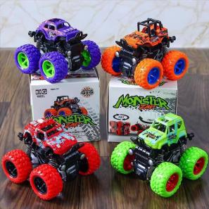 Children's Mini Four-wheel Drive Off road Stunt Friction Power Car Toys 