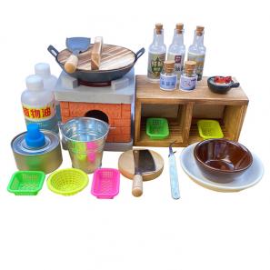 Mini Kitchen toys for kids includes Toy kitchen Accessories Interactive Features for Pretend Play Indoor Outdoor