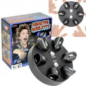 6 finger Electric shock Roulette Game shock Finger Game Novel Game Interesting Polygraph Party Toy