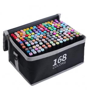 168 Colors Permanent Markers Alcohol ink Markers Brush Dual Tips Professional Drawing Marker set