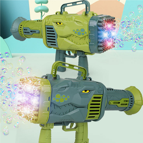 64 Holes Dinosaur Bubble Gun