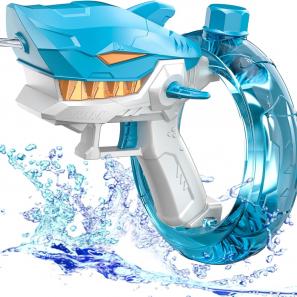 Electric Shark Water Gun Kids Toy Spray Gun Large Capacity Summer Automatic Continuous Water Gun